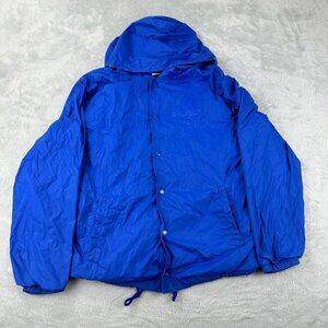 Stussy Blue Button Up Jacket Men’s Size Small Windbreaker